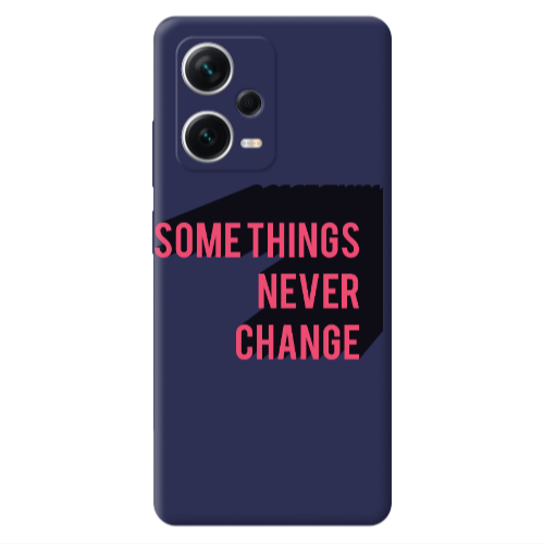 Xiaomi Poco X5 Somethings Never Change Dark blue Colored Silicone TPU Θήκη