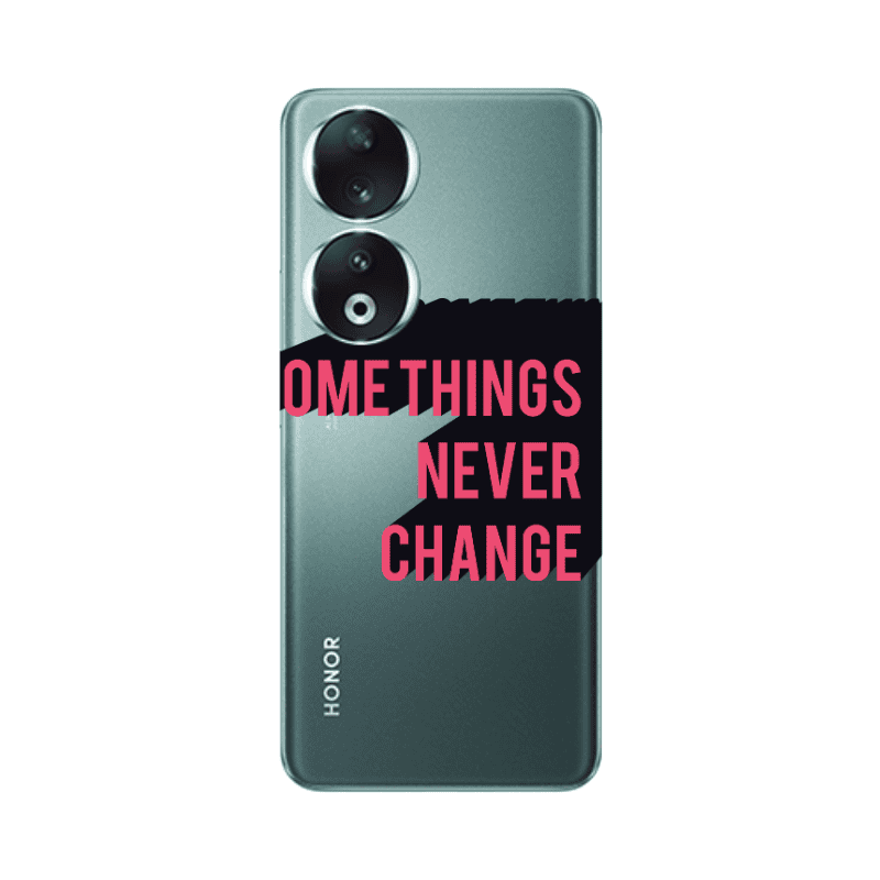 Honor 90 5G Somethings Never Change Transparent Silicone TPU Θήκη
