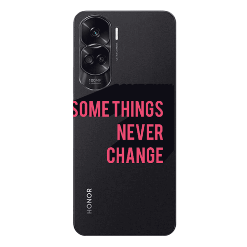 Honor 90 Lite 5G Somethings Never Change Transparent Silicone TPU Θήκη