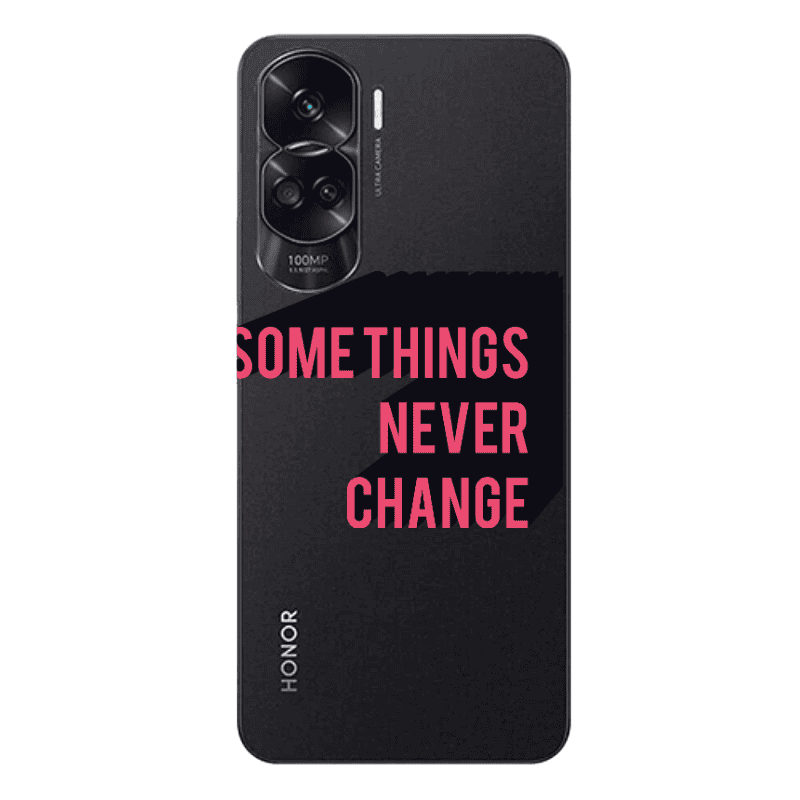 Honor 90 Lite 5G Somethings Never Change Transparent Silicone TPU Θήκη