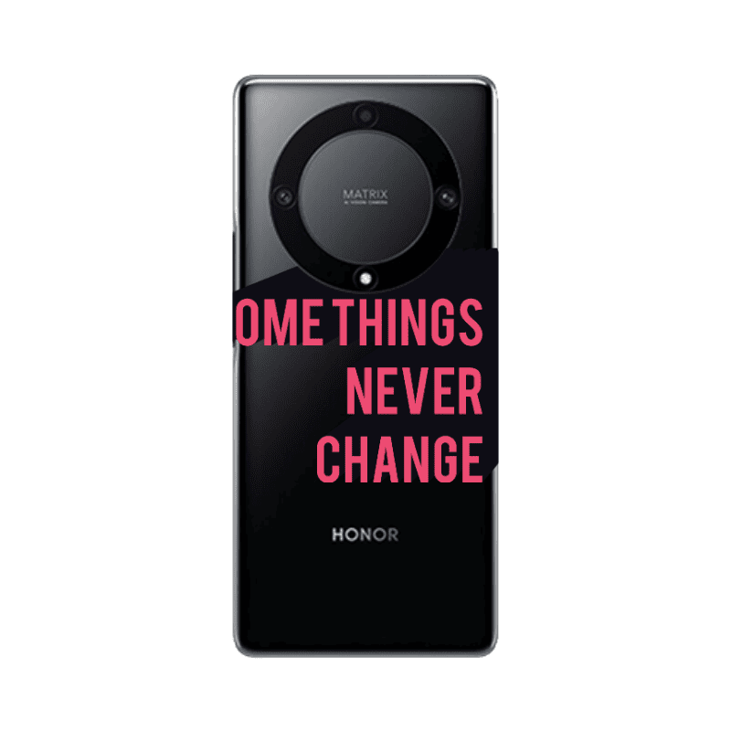 Honor Magic5 Lite 5G Somethings Never Change Transparent Silicone TPU Θήκη