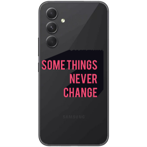 Samsung Galaxy A25 Somethings Never Change Transparent Silicone TPU Θήκη