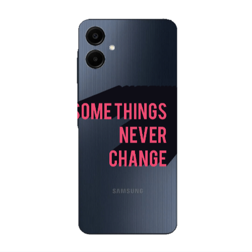 Samsung A06 Somethings Never Change Transparent Silicone TPU Θήκη