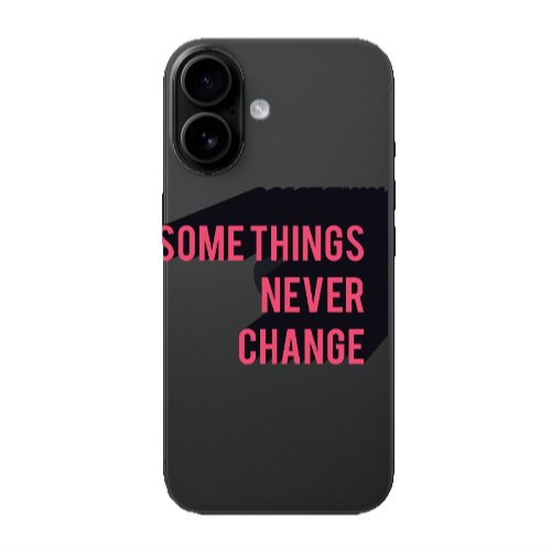 Apple Iphone 16 Somethings Never Change Transparent Silicone TPU Θήκη