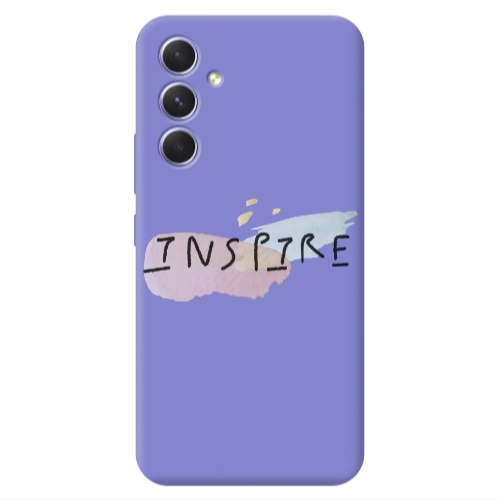 Samsung A56 Inspire Purple Colored Silicone TPU Θήκη
