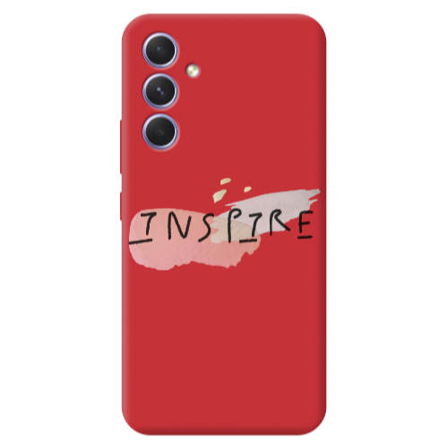Samsung A56 Inspire Red Colored Silicone TPU Θήκη