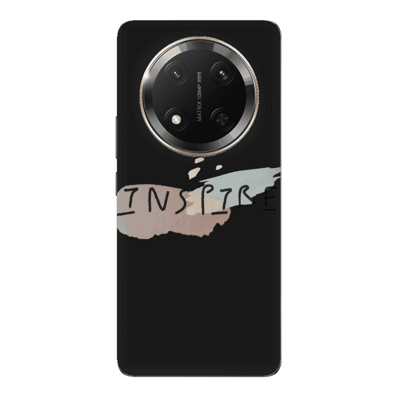 Honor Magic 7 Lite Inspire Black Colored Silicone TPU Θήκη
