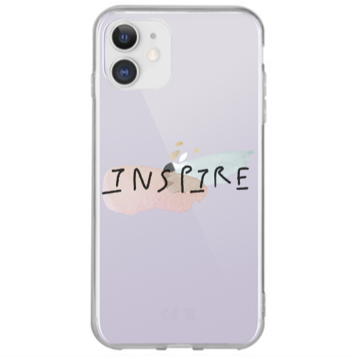 Apple iPhone 12 Inspire Transparent Silicone TPU Θήκη