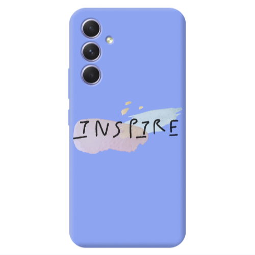 Samsung A54 Inspire Light Purple Colored Silicone TPU Θήκη