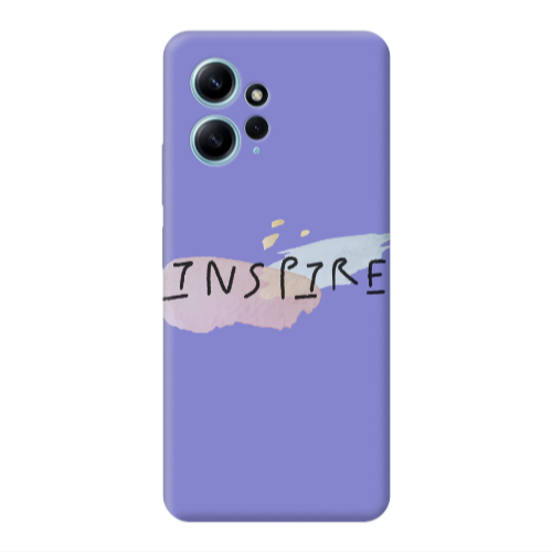 Xiaomi Redmi Note 12 4G Inspire Purple Colored Silicone TPU Θήκη