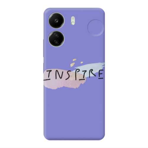 Xiaomi Redmi 13C Inspire Purple Colored Silicone TPU Θήκη