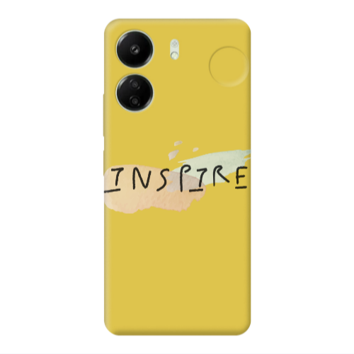 Xiaomi Redmi 13C Inspire Yellow Colored Silicone TPU Θήκη
