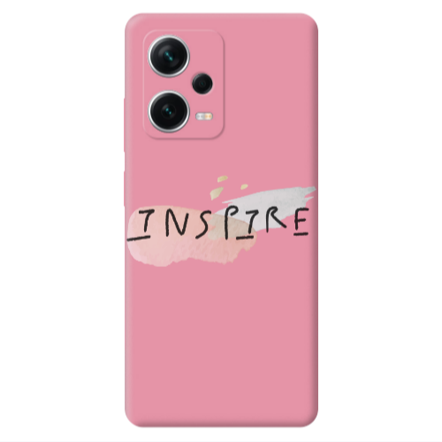 Xiaomi Poco X5 Inspire Pink Colored Silicone TPU Θήκη