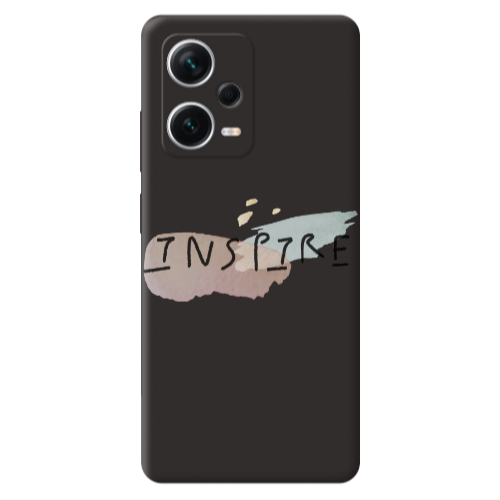 Xiaomi Poco X5 Inspire Black Colored Silicone TPU Θήκη