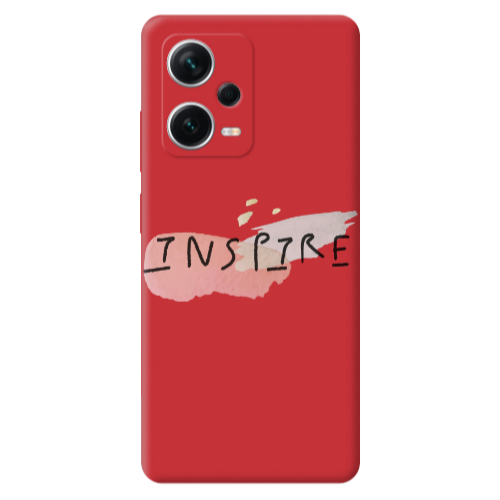 Xiaomi Poco X5 Inspire Red Colored Silicone TPU Θήκη