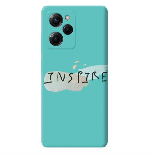 Xiaomi Poco X5 Pro Inspire Turquoise Colored Silicone TPU Θήκη