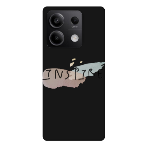 Xiaomi Redmi Note 13 5G Inspire Black Colored Silicone TPU Θήκη