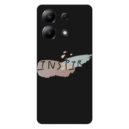 Xiaomi Redmi Note 13 4G Inspire Black Colored Silicone TPU Θήκη