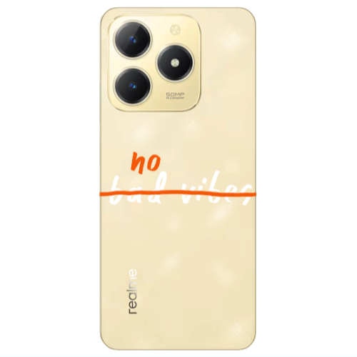 Realme C61 No bad vibes 2 Transparent Silicone TPU Θήκη
