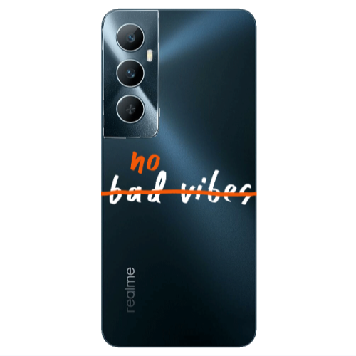 Realme C65 No bad vibes 2 Transparent Silicone TPU Θήκη