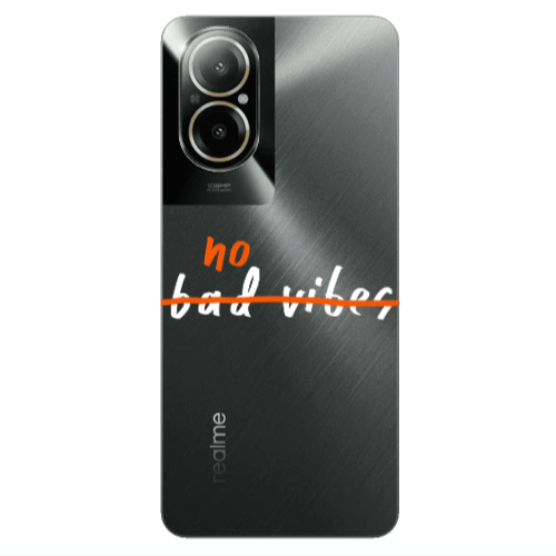 Realme C67 No bad vibes 2 Transparent Silicone TPU Θήκη