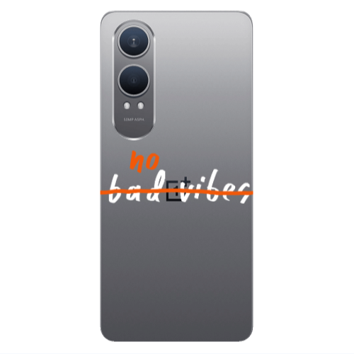 Oneplus Nord Ce 4 lite No bad vibes 2 Transparent Silicone TPU Θήκη