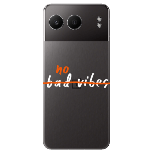 Oneplus Nord 4 No bad vibes 2 Transparent Silicone TPU Θήκη