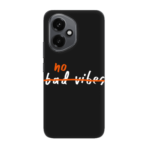 Honor Magic 400 No bad vibes 2 Black Colored Silicone TPU Θήκη