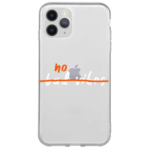 Apple iPhone 13 Pro Max No bad vibes 2 Transparent Silicone TPU Θήκη
