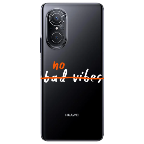 Huawei Nova 9 SE No bad vibes 2 Transparent Silicone TPU Θήκη