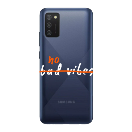 Samsung A03S No bad vibes 2 Transparent Silicone TPU Θήκη
