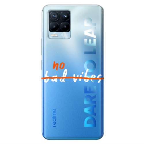 Realme 8 Pro No bad vibes 2 Transparent Silicone TPU Θήκη