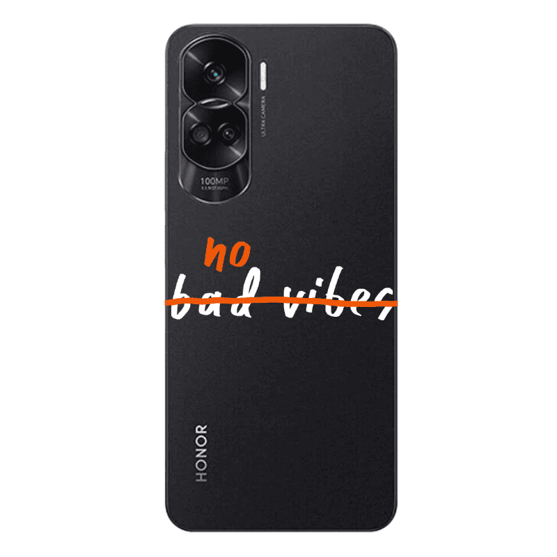 Honor 90 Lite 5G No bad vibes 2 Transparent Silicone TPU Θήκη