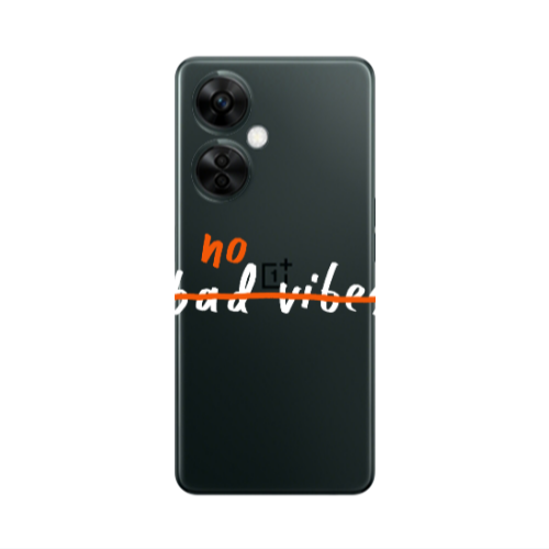 Oneplus Nord CE 3 Lite 5G No bad vibes 2 Transparent Silicone TPU Θήκη