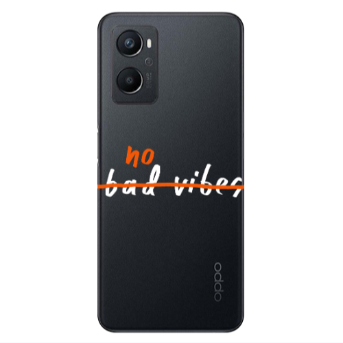 Oppo A 96 No bad vibes 2 Transparent Silicone TPU Θήκη