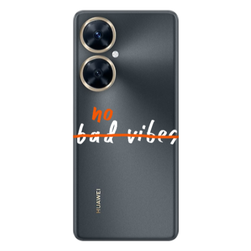 Huawei Nova 11i No bad vibes 2 Transparent Silicone TPU Θήκη