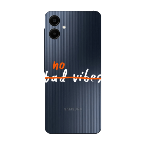 Samsung A06 No bad vibes 2 Transparent Silicone TPU Θήκη