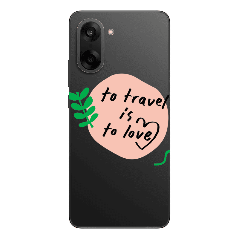 Oneplus Nord CE 5 To Travel is to Love Transparent Silicone TPU Θήκη