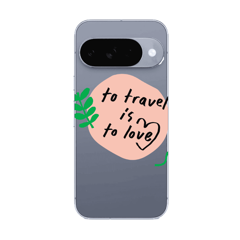 Google Pixel 10 To Travel is to Love Transparent Silicone TPU Θήκη
