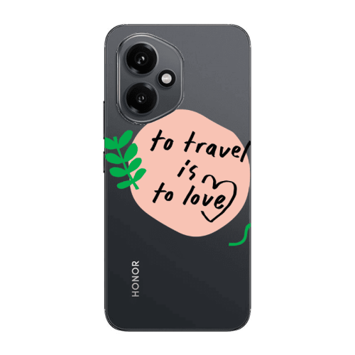 Honor Magic 400 To Travel is to Love Transparent Silicone TPU Θήκη