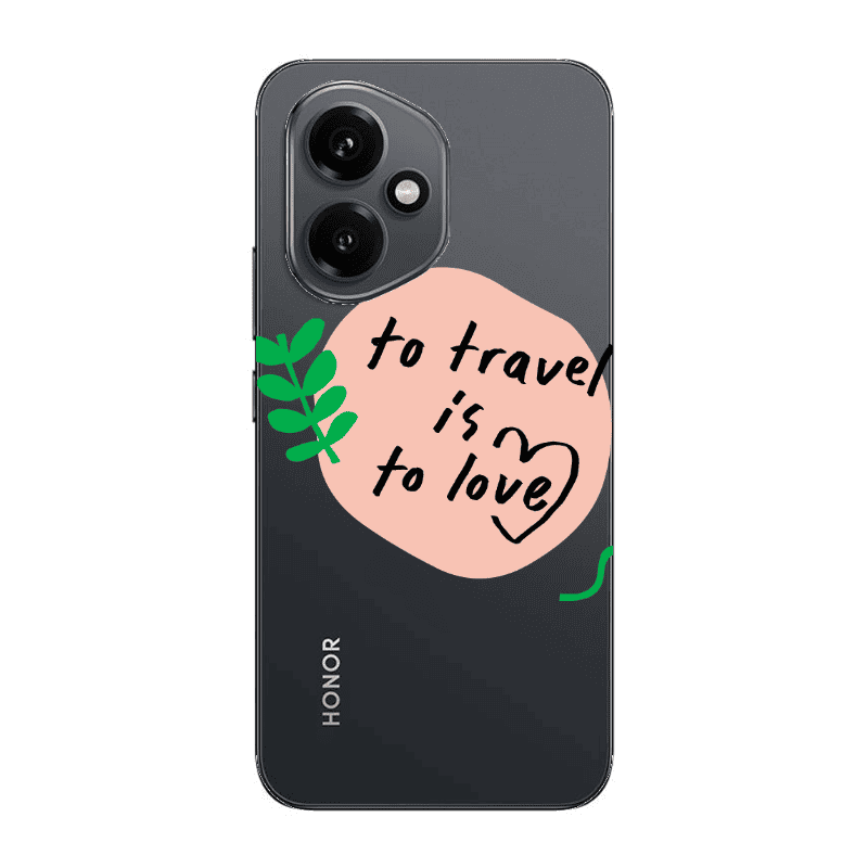 Honor Magic 400 To Travel is to Love Transparent Silicone TPU Θήκη