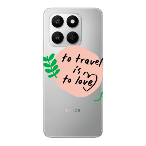 Honor Magic 400 Smart To Travel is to Love Transparent Silicone TPU Θήκη
