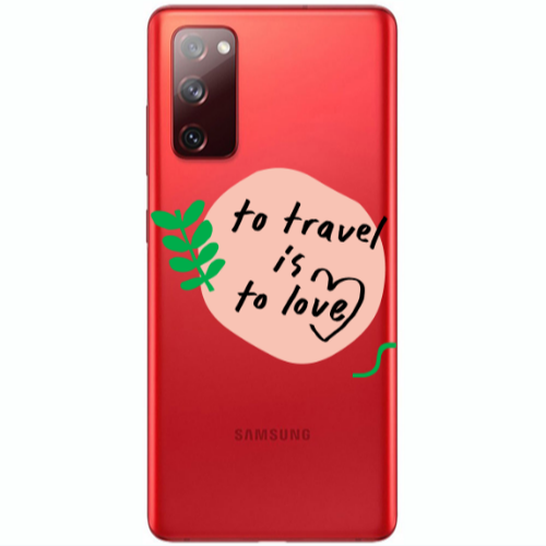 Samsung S20 FE To Travel is to Love Transparent Silicone TPU Θήκη