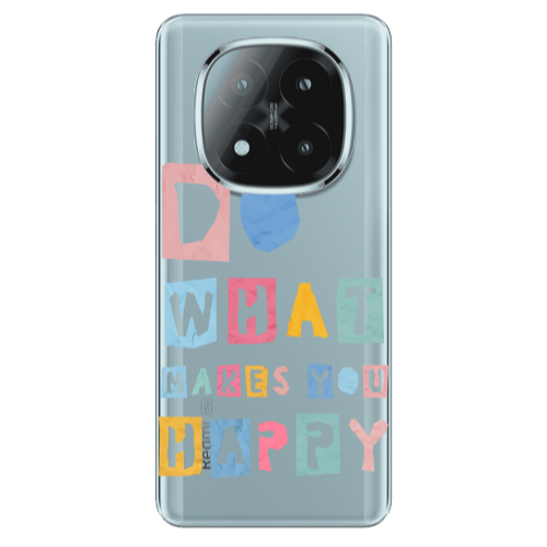 Xiaomi Redmi Note 14 Pro + 5g Do What Makes Transparent Silicone TPU Θήκη