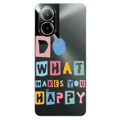 Realme C67 Do What Makes Transparent Silicone TPU Θήκη