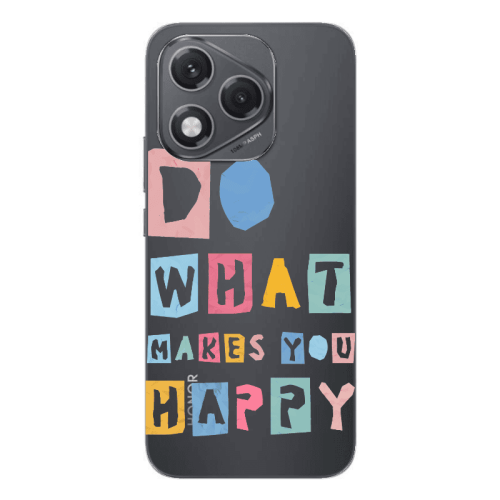 Honor 400 Lite Do What Makes Transparent Silicone TPU Θήκη