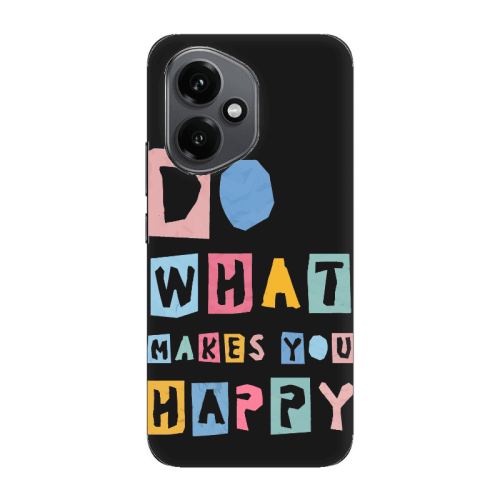 Honor Magic 400 Do What Makes Black Colored Silicone TPU Θήκη