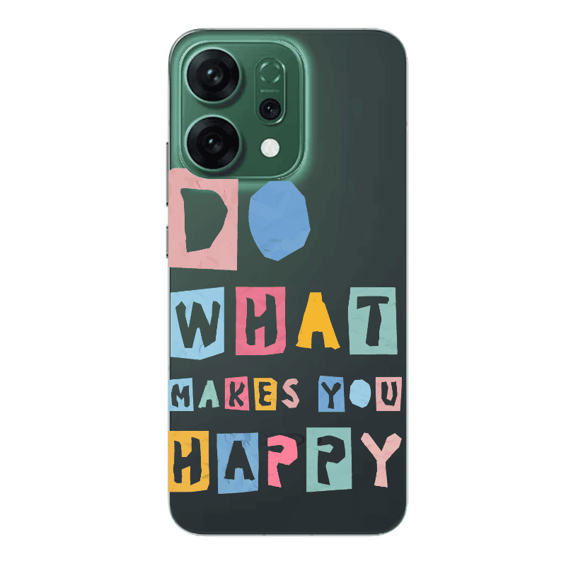 Oppo RENO 14 Do What Makes Transparent Silicone TPU Θήκη
