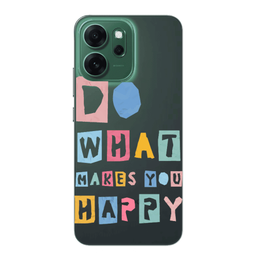 Oppo 14 F Do What Makes Transparent Silicone TPU Θήκη