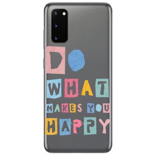 Samsung S20 Do What Makes Transparent Silicone TPU Θήκη